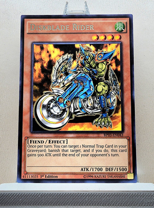 Yugioh! 1x Diskblade Rider (BP03 - Rare) 1st Edition