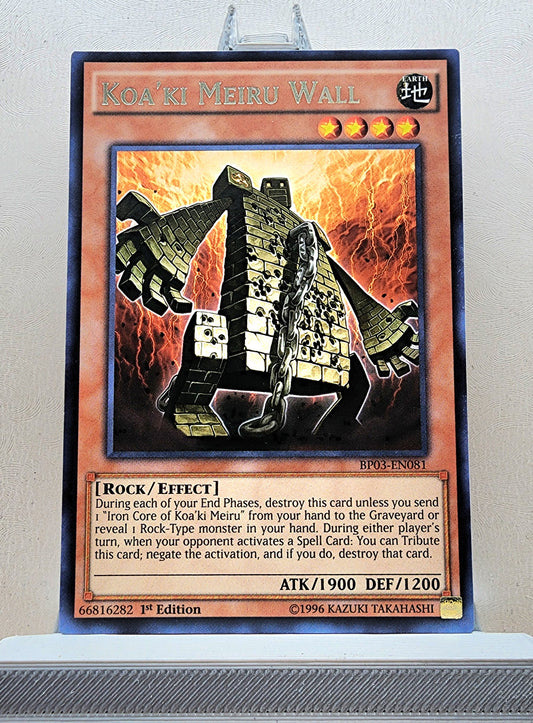 Yugioh! 1x Koa'ki Meiru Wall (BP03 - Rare) 1st Edition
