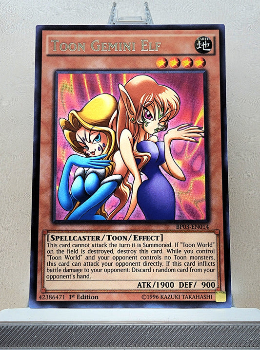 Yugioh! 1x Toon Gemini Elf (BP03 - Rare) 1st Edition