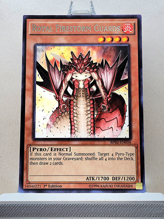 Yugioh! 1x Royal Firestorm Guards (BP03 - Rare) 1st Edition