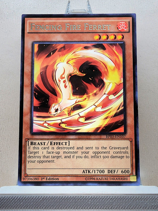 Yugioh! 1x Fencing Fire Ferret (BP03 - Rare) 1st Edition