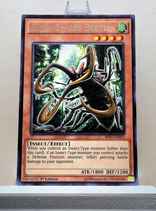 Yugioh! 1x Cross-Sword Beetle (BP03 - Rare) 1st Edition