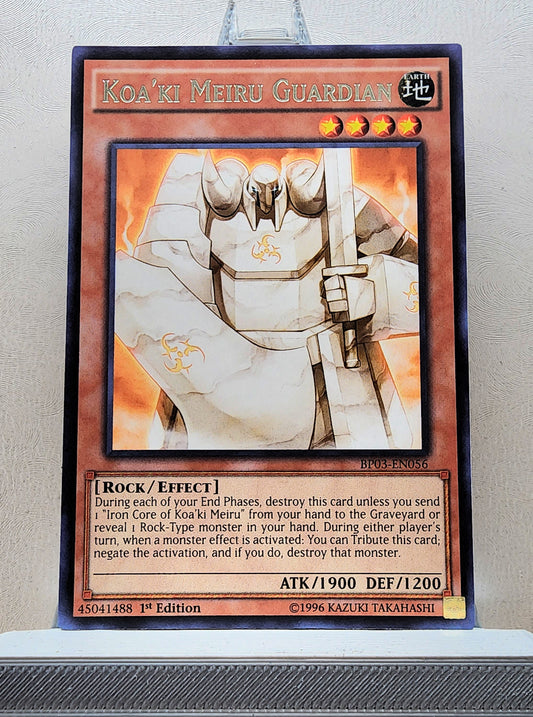 Yugioh! 1x Koa'ki Meiru Guardian (BP03 - Rare) 1st Edition