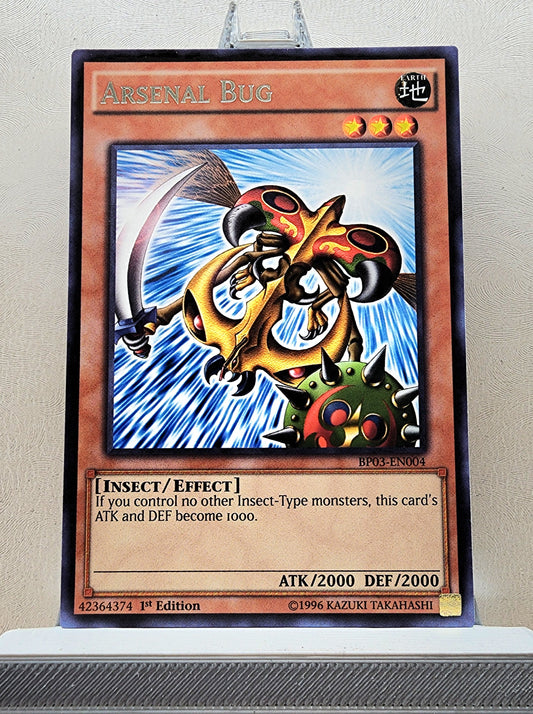 Yugioh! 1x Arsenal Bug (BP03 - Rare) 1st Edition