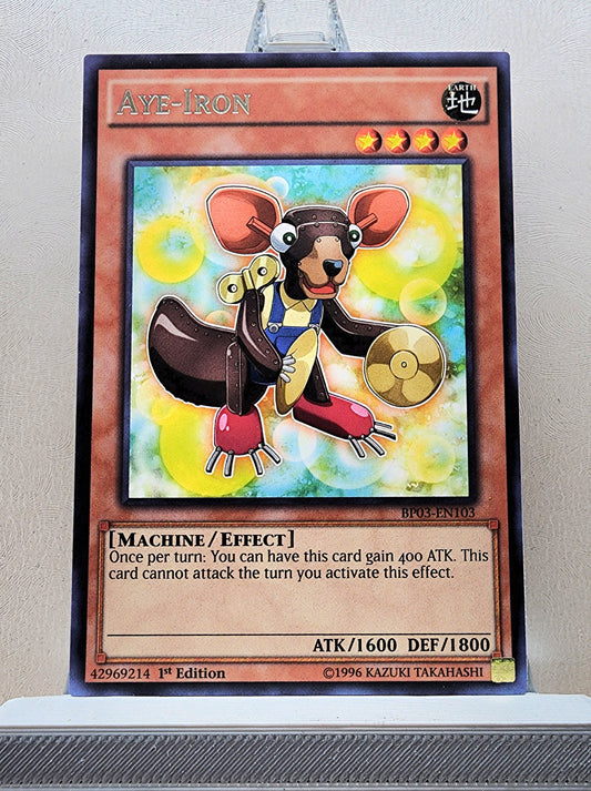 Yugioh! 1x Aye-Iron (BP03 - Rare) 1st Edition