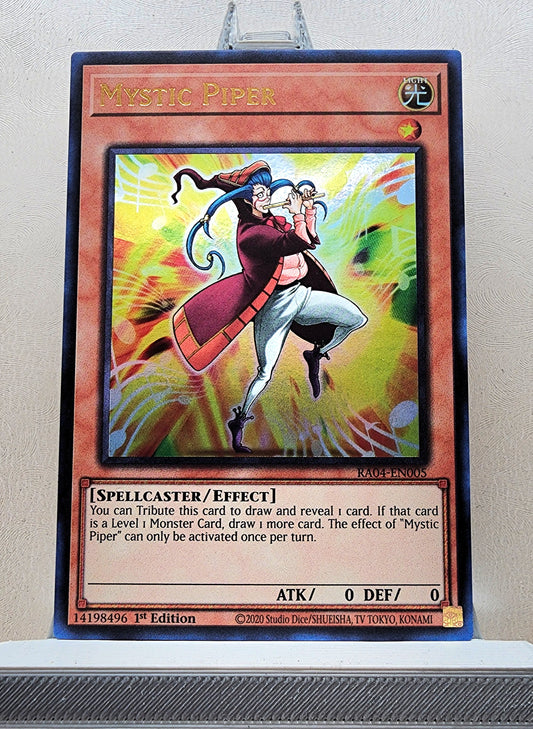 Yugioh! 1x Mystic Piper (RA04 - Ultra Rare) 1st Edition