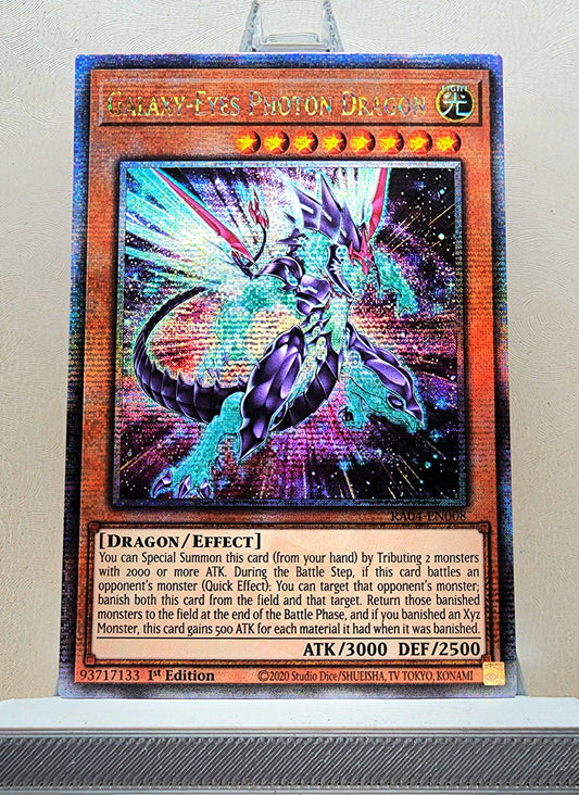 Yugioh! 1x Galaxy-Eyes Photon Dragon New Art (RA04 - Quarter Century Secret Rare) 1st Edition