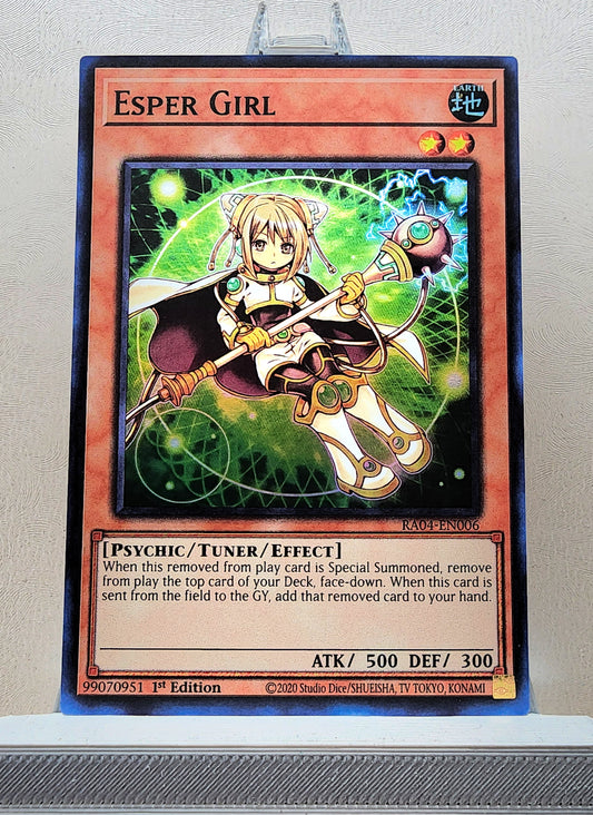 Yugioh! 1x Esper Girl (RA04 - Super Rare) 1st Edition
