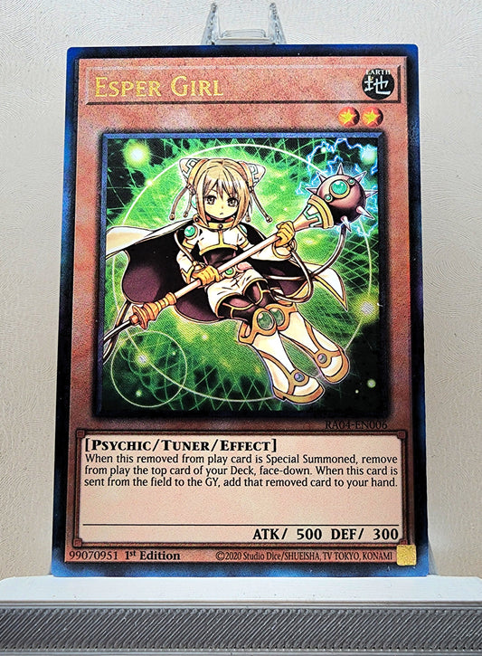 Yugioh! 1x Esper Girl (RA04 - Prismatic Ultimate Rare) 1st Edition