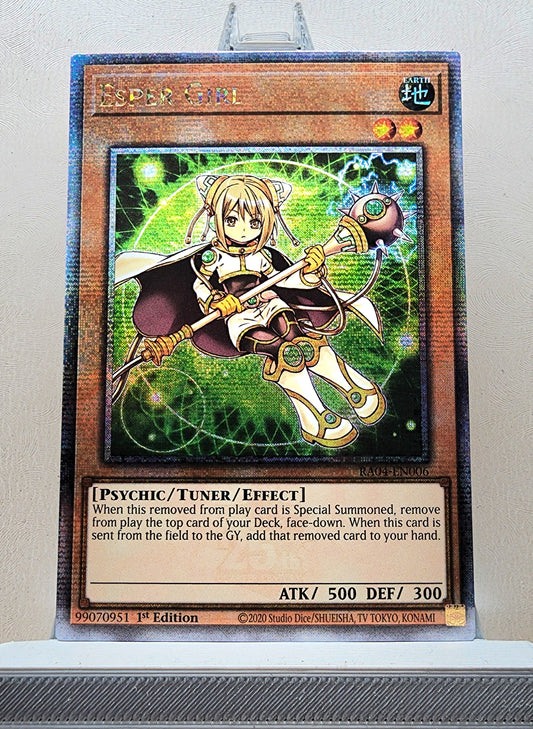 Yugioh! 1x Esper Girl (RA04 - Quarter Century Secret Rare) 1st Edition