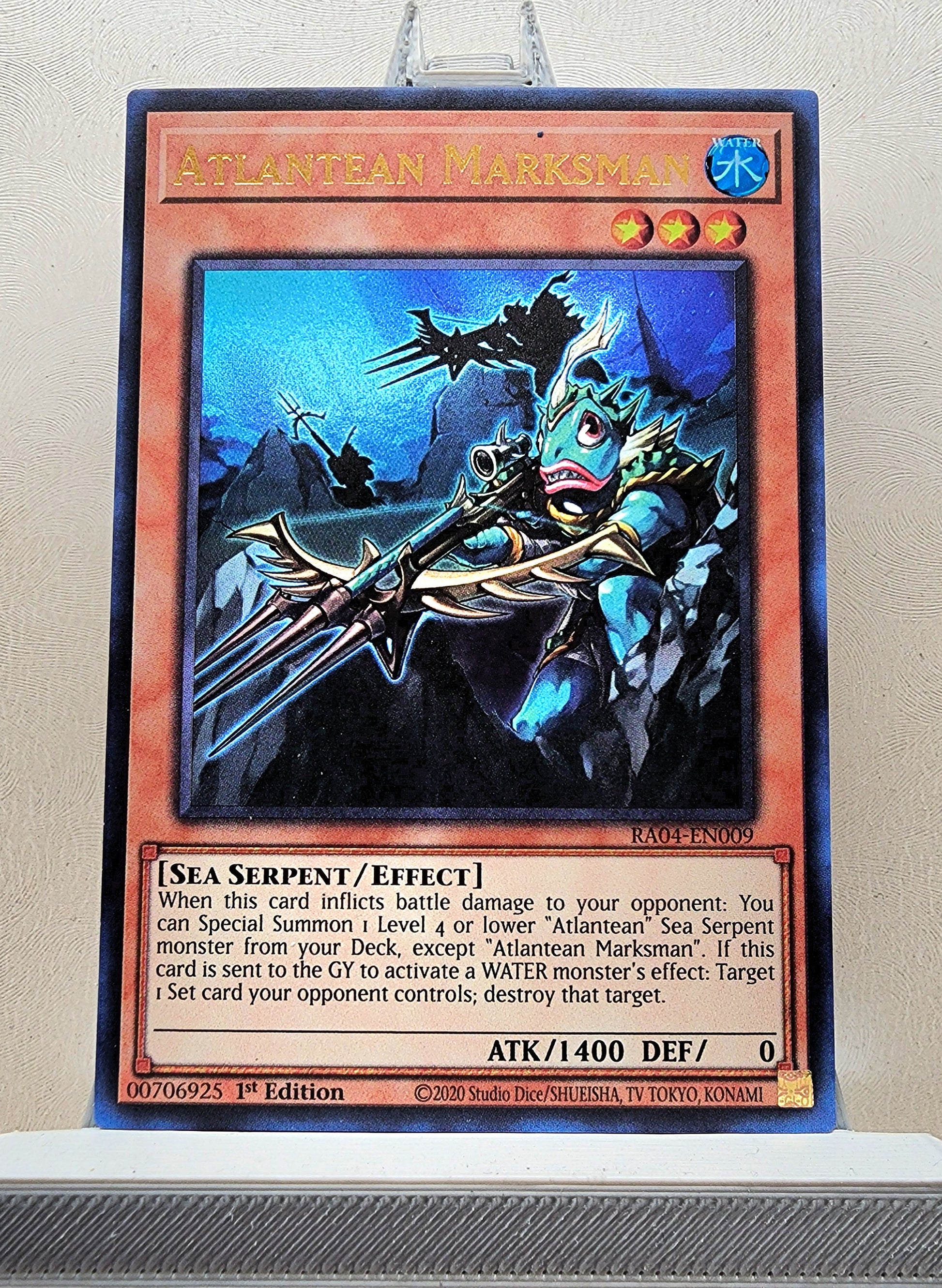 yugioh atlantean cards Yugioh! 1x Atlantean Marksman (RA04