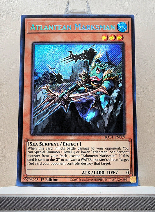 Yugioh! 1x Atlantean Marksman (RA04 - Secret Rare) 1st Edition