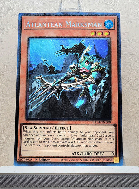 Yugioh! 1x Atlantean Marksman (RA04 - Prismatic Collectors Rare) 1st Edition