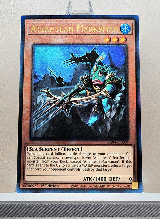 Yugioh! 1x Atlantean Marksman (RA04 - Prismatic Ultimate Rare) 1st Edition