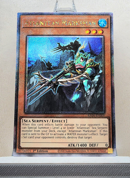 Yugioh! 1x Atlantean Marksman (RA04 - Quarter Century Secret Rare) 1st Edition