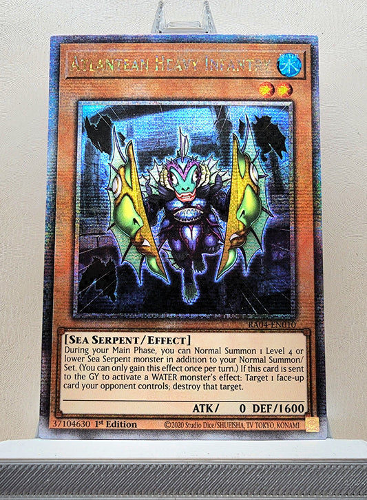 Yugioh! 1x Atlantean Heavy Infantry (RA04 - Quarter Century Secret Rare) 1st Edition