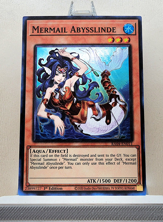 Yugioh! 1x Mermail Abysslinde (RA04 - Super Rare) 1st Edition