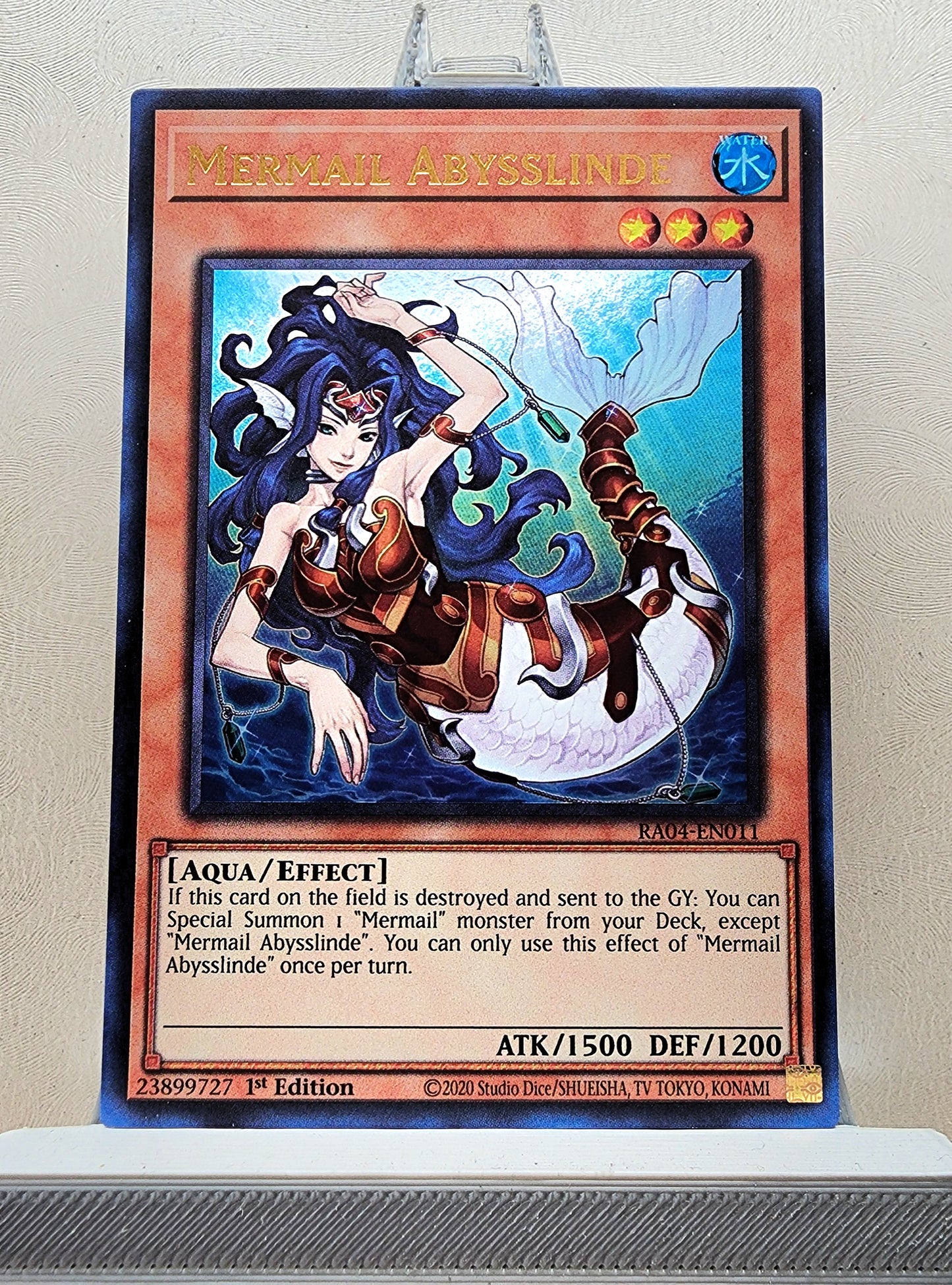 Yugioh! 1x Mermail Abysslinde (RA04 - Ultra Rare) 1st Edition