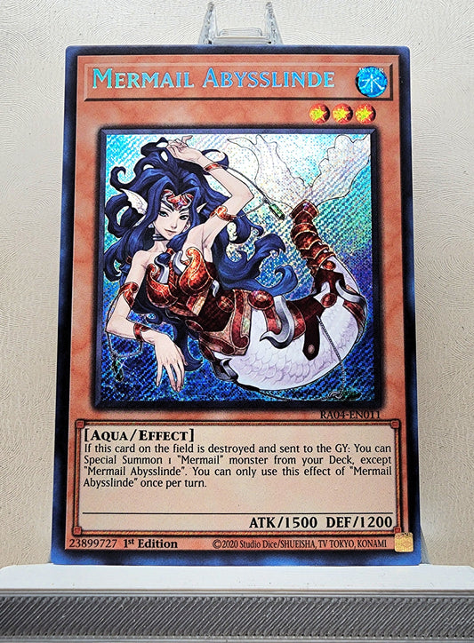 Yugioh! 1x Mermail Abysslinde (RA04 - Secret Rare) 1st Edition