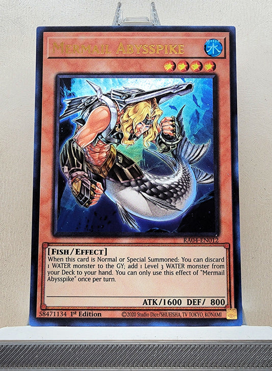 Yugioh! 1x Mermail Abysspike (RA04 - Ultra Rare) 1st Edition