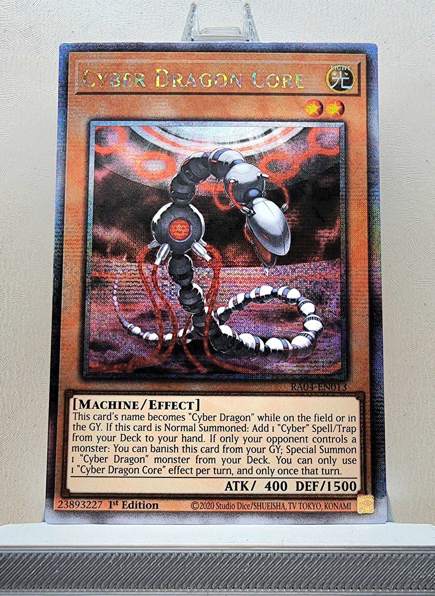 Yugioh! 1x Cyber Dragon Core (RA04 - Quarter Century Secret Rare) 1st Edition
