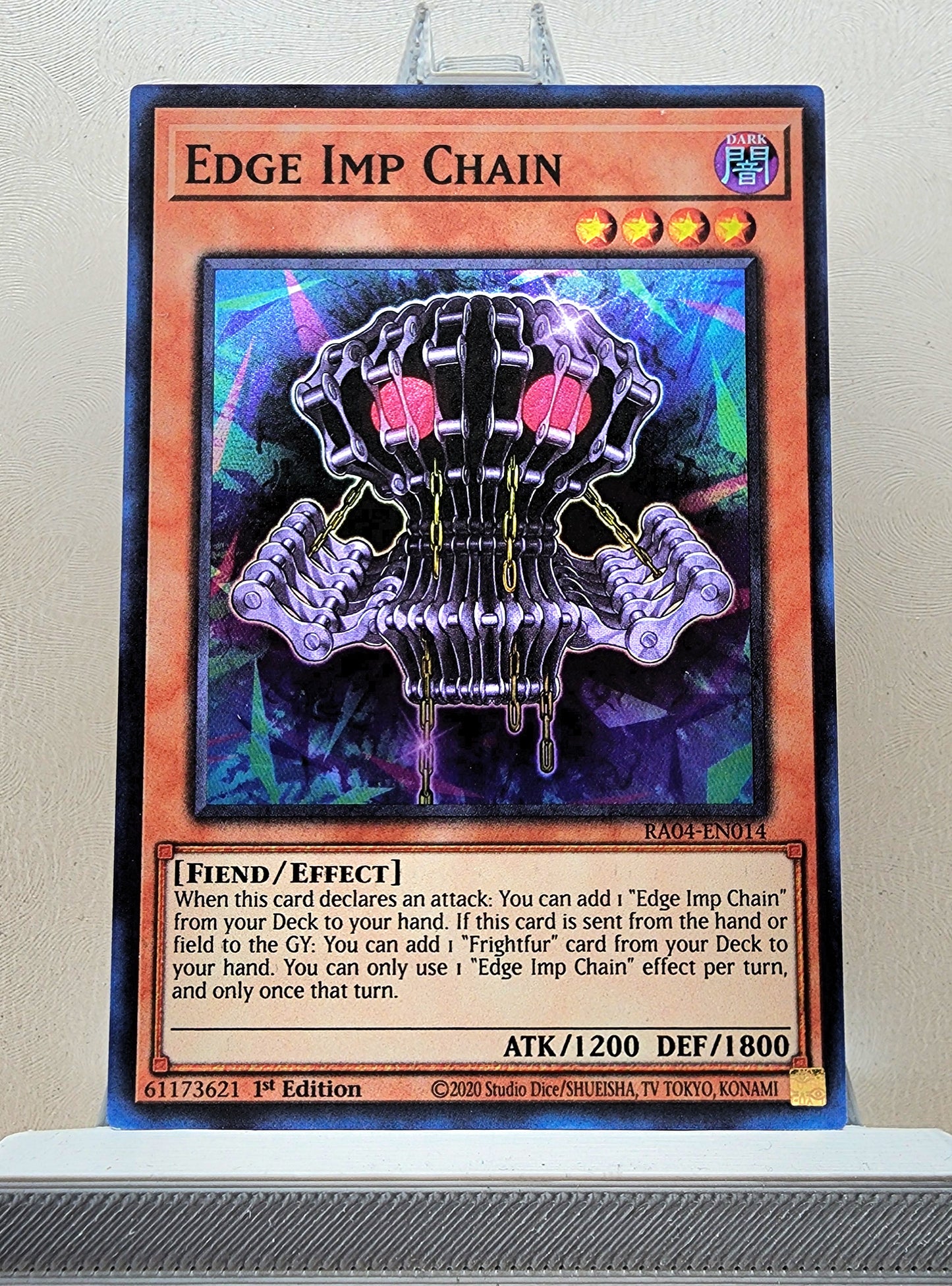 Yugioh! 1x Edge Imp Chain (RA04 - Super Rare) 1st Edition