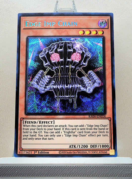 Yugioh! 1x Edge Imp Chain (RA04 - Secret Rare) 1st Edition