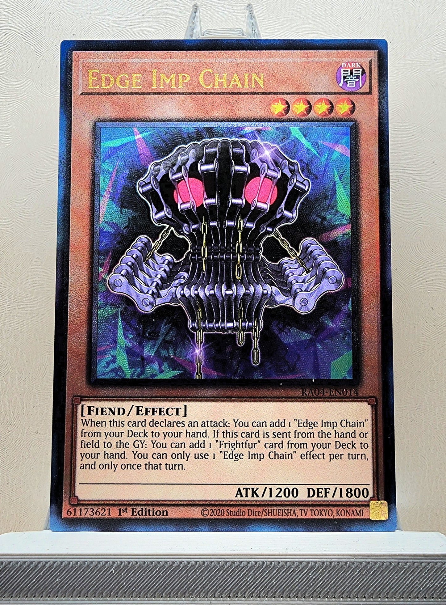 Yugioh! 1x Edge Imp Chain (RA04 - Prismatic Ultimate Rare) 1st Edition