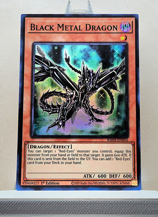 Yugioh! 1x Black Metal Dragon (RA04 - Super Rare) 1st Edition
