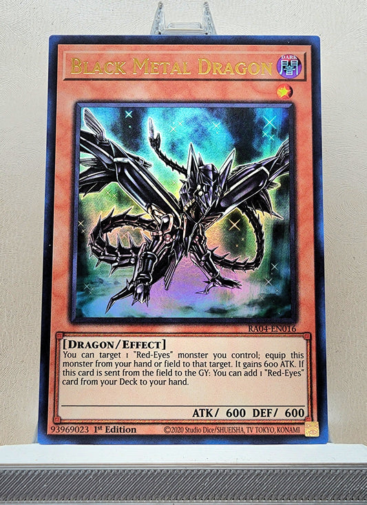 Yugioh! 1x Black Metal Dragon (RA04 - Ultra Rare) 1st Edition