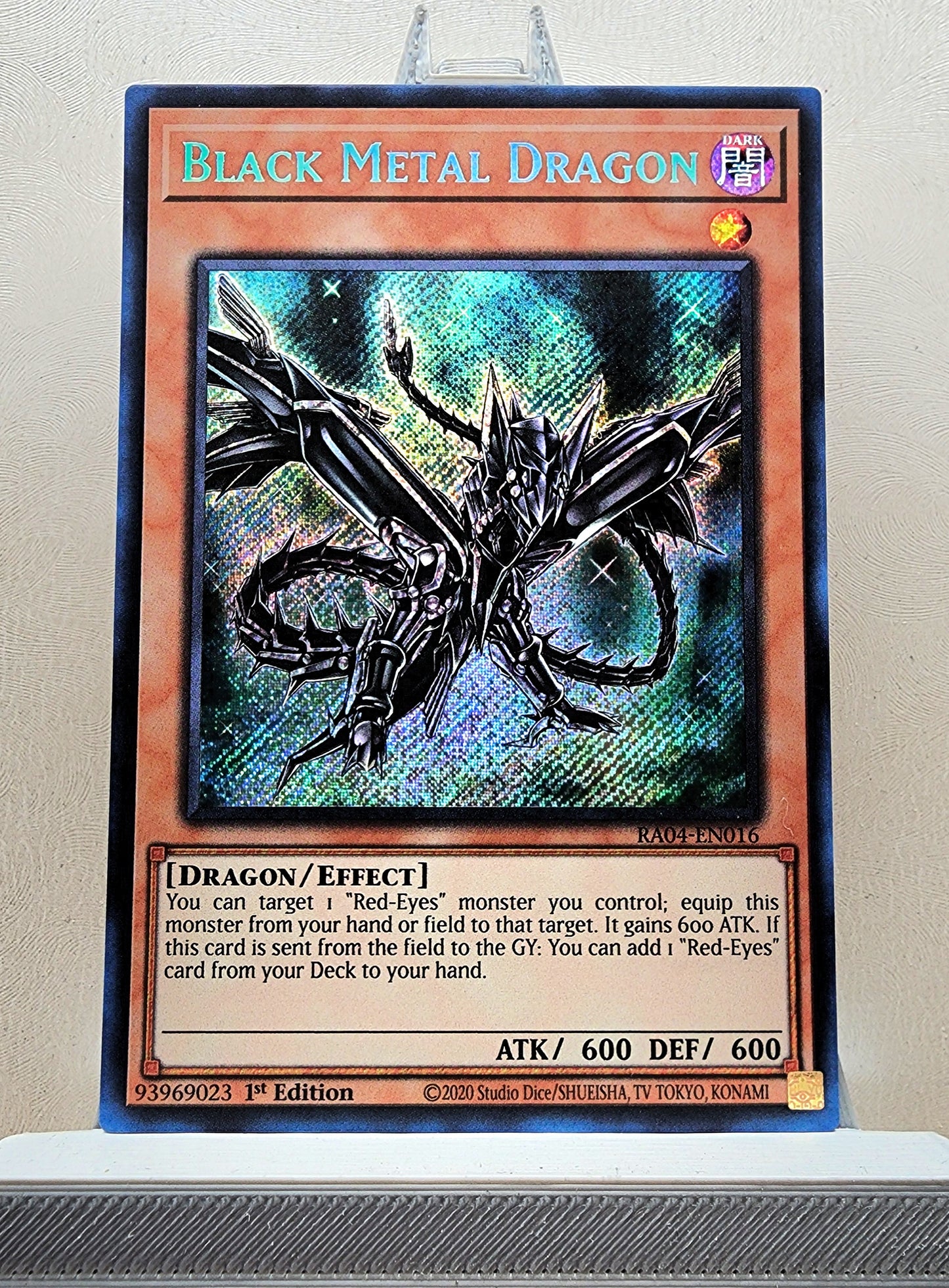 Yugioh! 1x Black Metal Dragon (RA04 - Secret Rare) 1st Edition