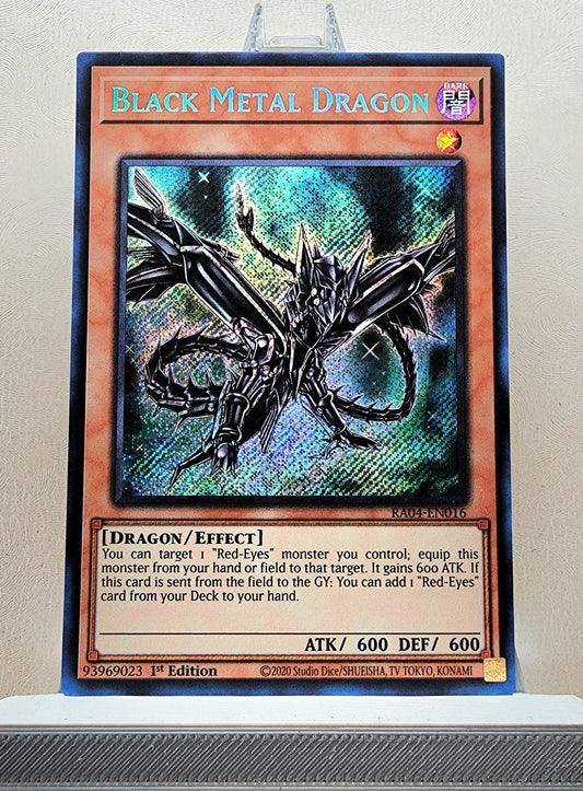 Yugioh! 1x Black Metal Dragon (RA04 - Secret Rare) 1st Edition
