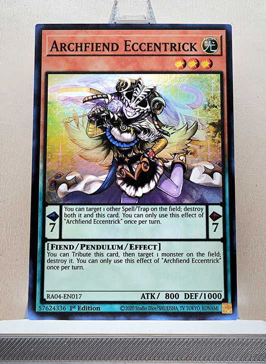 Yugioh! 1x Archfiend Eccentrick (RA04 - Super Rare) 1st Edition