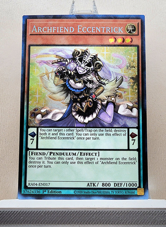 Yugioh! 1x Archfiend Eccentrick (RA04 - Prismatic Collectors Rare) 1st Edition