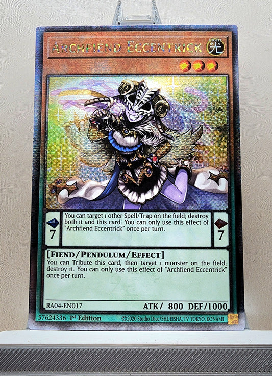 Yugioh! 1x Archfiend Eccentrick (RA04 - Quarter Century Secret Rare) 1st Edition