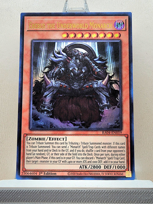 Yugioh! 1x Erebus the Underworld Monarch (RA04 - Ultra Rare) 1st Edition