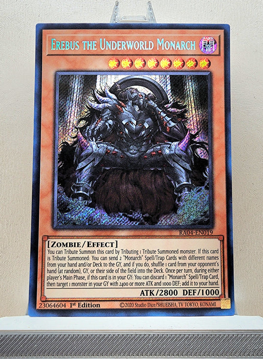 Yugioh! 1x Erebus the Underworld Monarch (RA04 - Secret Rare) 1st Edition