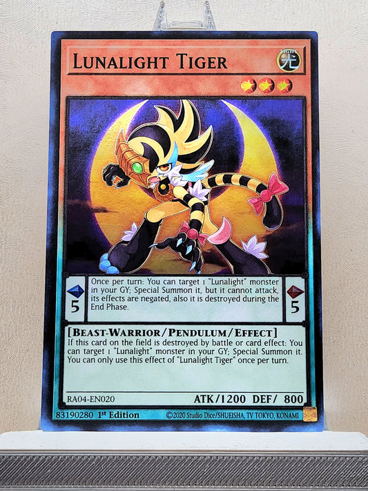 Yugioh! 1x Lunalight Tiger (RA04 - Super Rare) 1st Edition