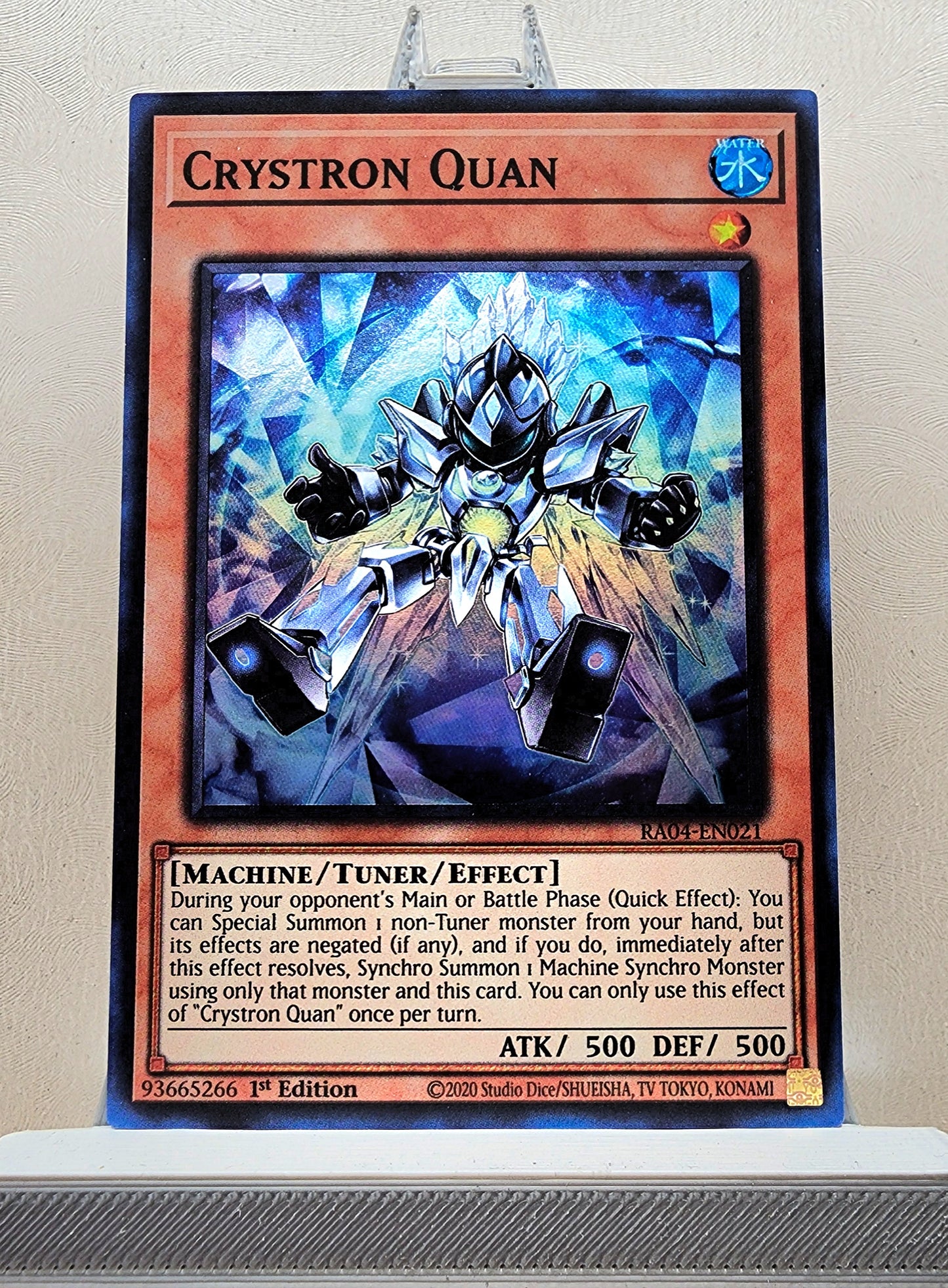 Yugioh! 1x Crystron Quan (RA04 - Super Rare) 1st Edition