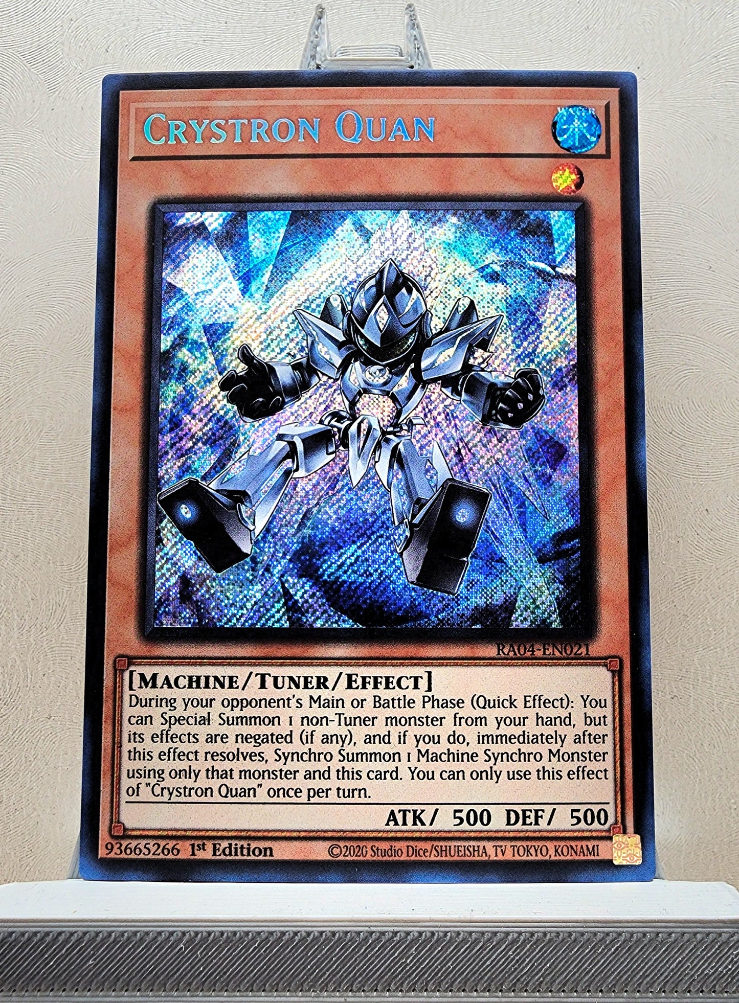 Yugioh! 1x Crystron Quan (RA04 - Secret Rare) 1st Edition