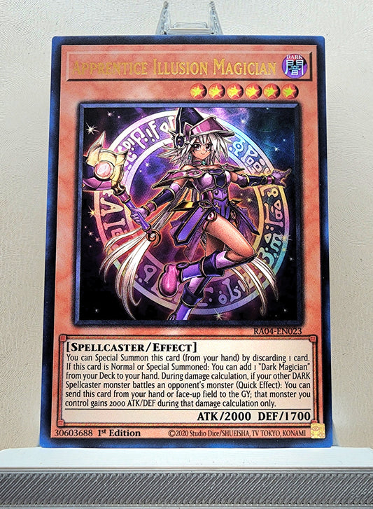 Yugioh! 1x Apprentice Illusion Magician (RA04 - Ultra Rare) 1st Edition