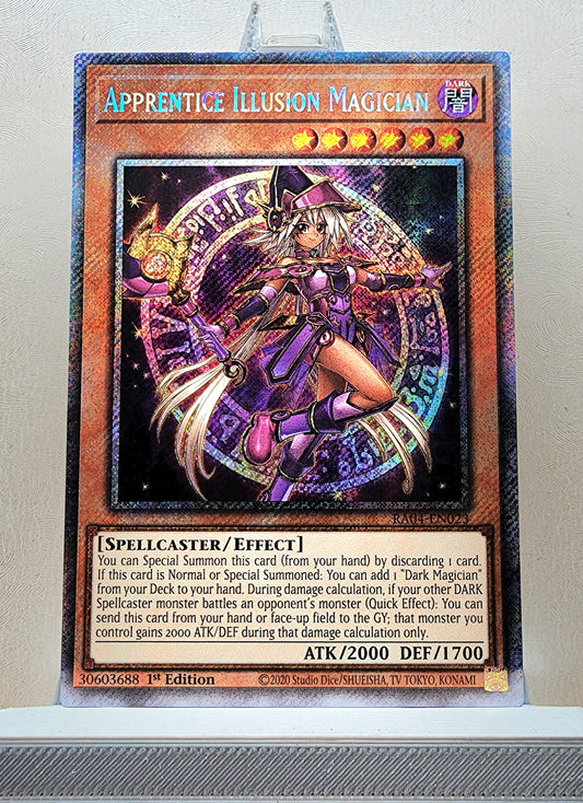 Yugioh! 1x Apprentice Illusion Magician (RA04 - Platinum Secret Rare) 1st Edition