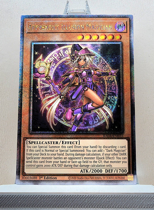 Yugioh! 1x Apprentice Illusion Magician (RA04 - Quarter Century Secret Rare) 1st Edition