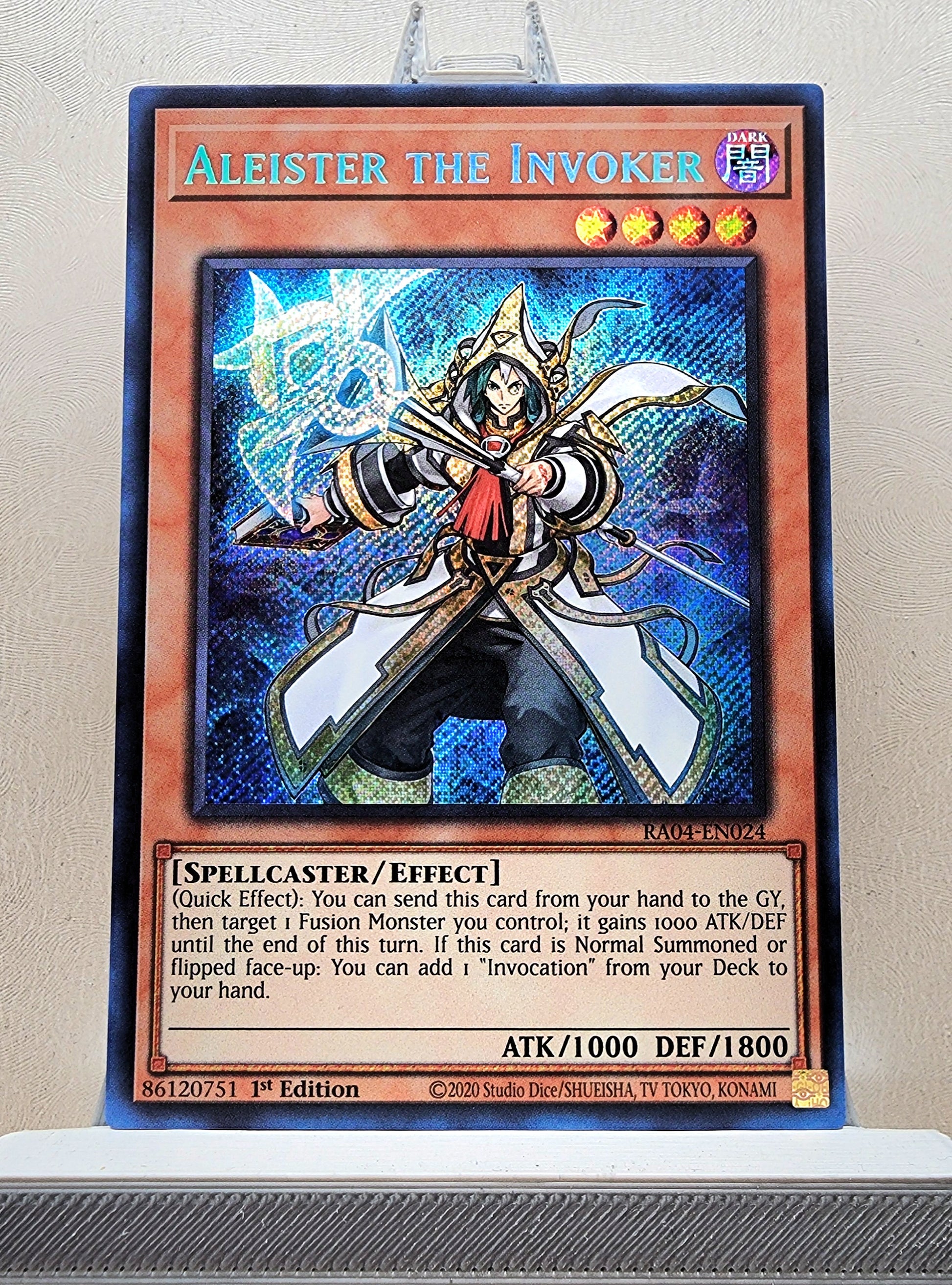 Yugioh! 1x Aleister the Invoker Alt Art (RA04