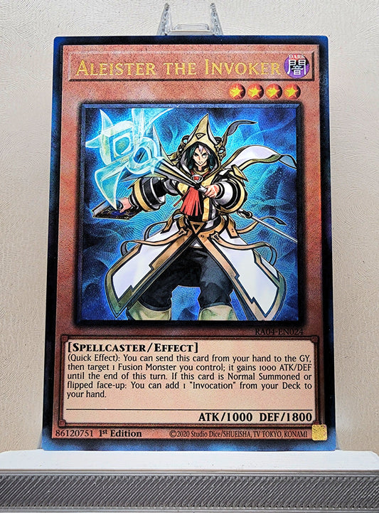 Yugioh! 1x Aleister the Invoker Alt Art (RA04 - Prismatic Ultimate Rare) 1st Edition