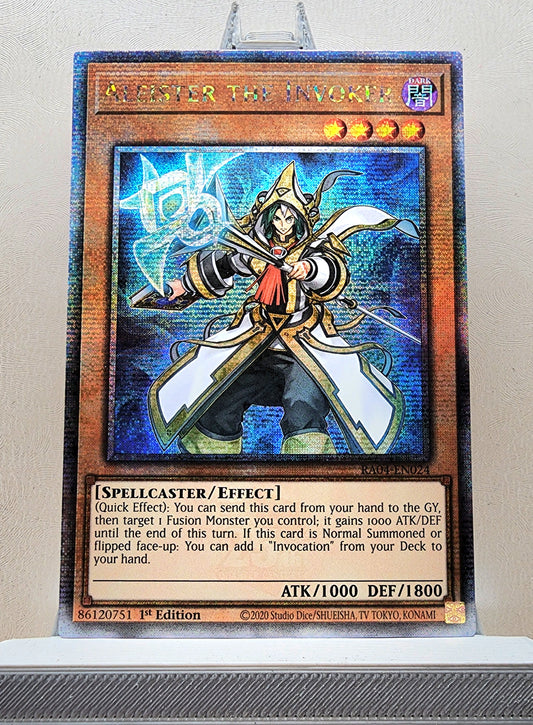 Yugioh! 1x Aleister the Invoker Alt Art (RA04 - Quarter Century Secret Rare) 1st Edition