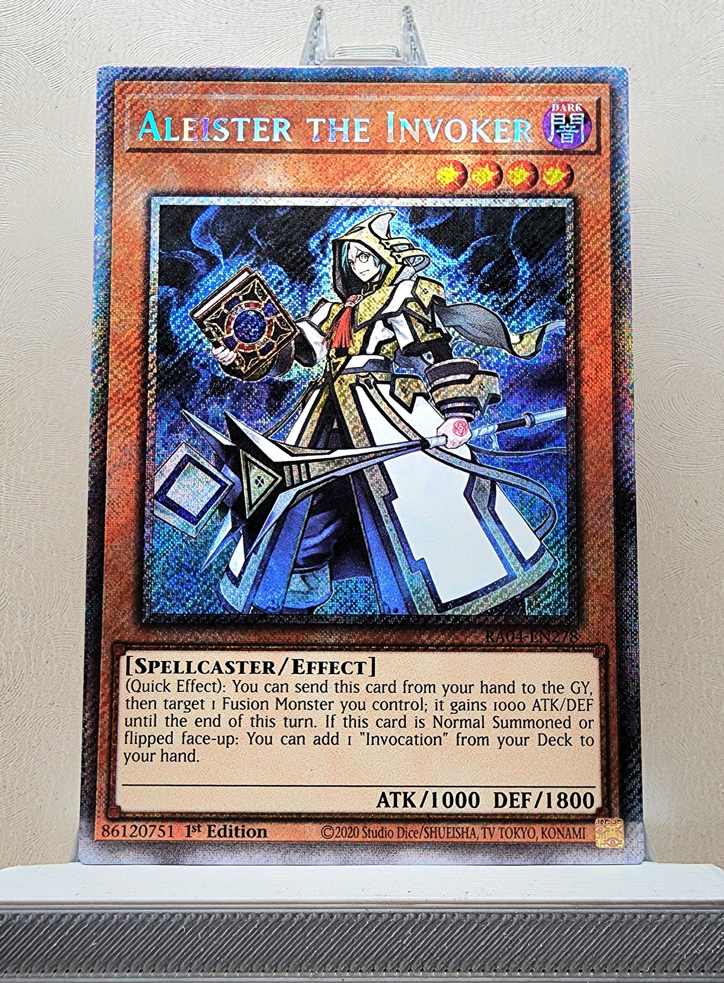 Yugioh! 1x Aleister the Invoker (RA04 - Platinum Secret Rare) 1st Edition