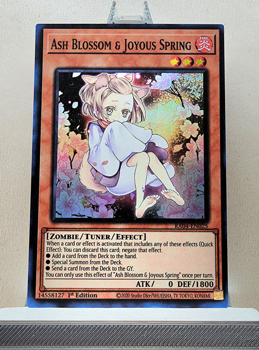 Yugioh! 1x Ash Blossom & Joyous Spring Alt Art (RA04 - Super Rare) 1st Edition