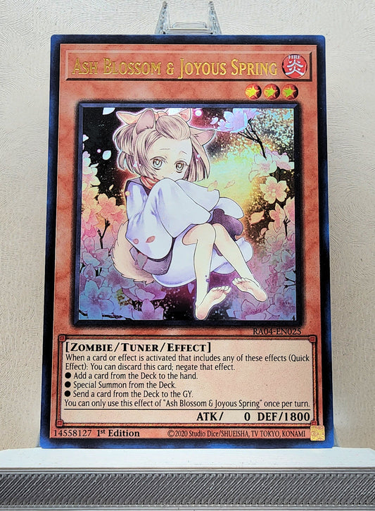 Yugioh! 1x Ash Blossom & Joyous Spring Alt Art (RA04 - Ultra Rare) 1st Edition