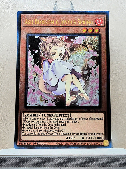 Yugioh! 1x Ash Blossom & Joyous Spring Alt Art (RA04 - Prismatic Ultimate Rare) 1st Edition